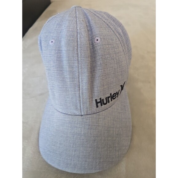 HURLEY Stewart Corp FlexFit Side Logo Men's Hat Indigo  Size L/XL - Picture 1 of 6